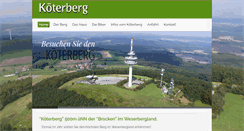 Desktop Screenshot of koeterberg.de
